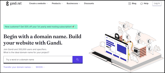 gandi.net is a domain registrar