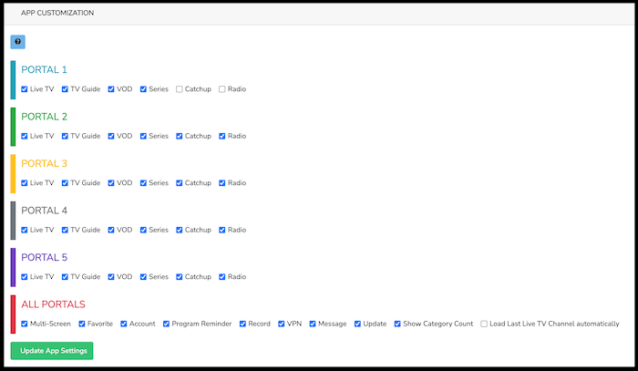 application customization
