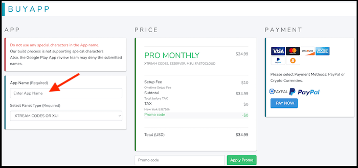 payment methods