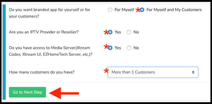 choosing right settings while purchasing orcp app