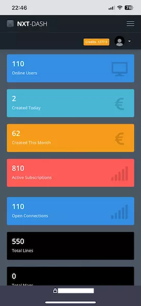 you can load your iptv reseller dashboard on any mobile phone or tablet.