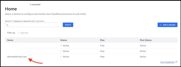 cf dashboard