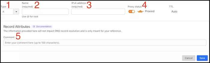 adding details of our record for IPTV domain